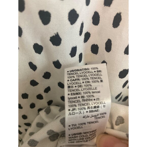 The Drop Fashion Jackson White & Black Polka Dot Tiered Midi Dress Size XS - Picture 7 of 7